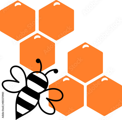 Bee - Graphic Vector Design