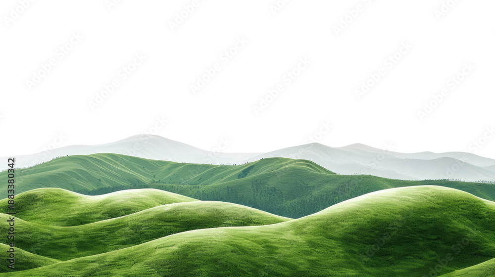 Green landscape transparent background Green landscape transparent background
