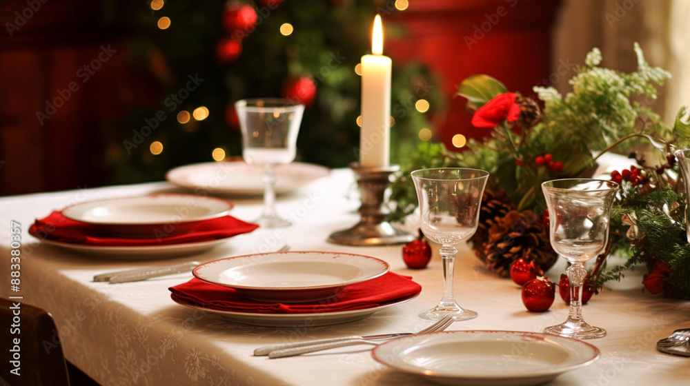 Table decor, holiday tablescape and formal dinner table setting for Christmas, holidays and event celebration, English country decoration and home styling inspiration Table decor, holiday tablescape and formal dinner table setting for Christmas, holidays and event celebration, English country decoration and home styling inspiration