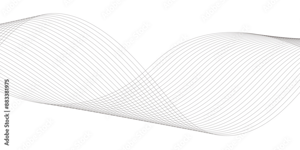 Fototapeta premium White abstract background. Fluttering white scarf. Waving on wind white fubric. 3D illustration