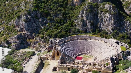 Antalya - Demre Myra Ancient Theatre, Rock Tombs and Santa Claus Church