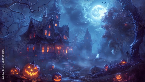 halloween scene
