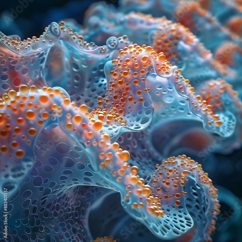 Microscopic View of Cell Membrane