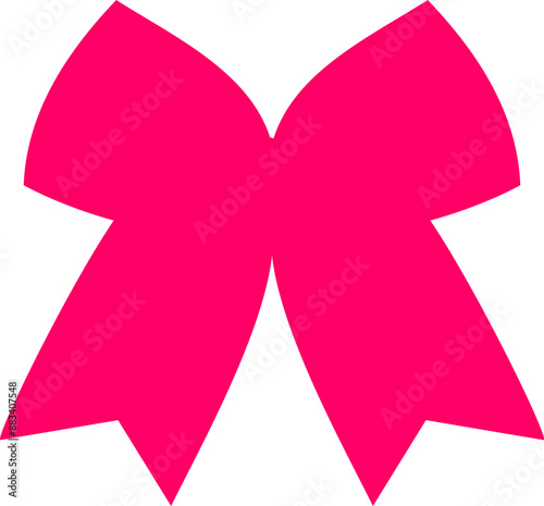 Cheerleading Bow Graphic Vector