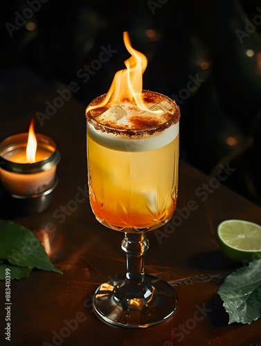 Fiery Fieri Sunset Cocktail photo