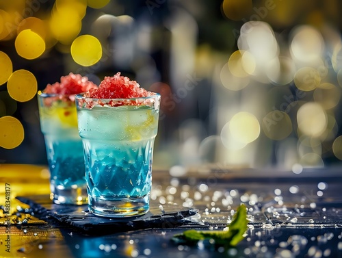Playful Vodka Infused Firecracker Desserts photo