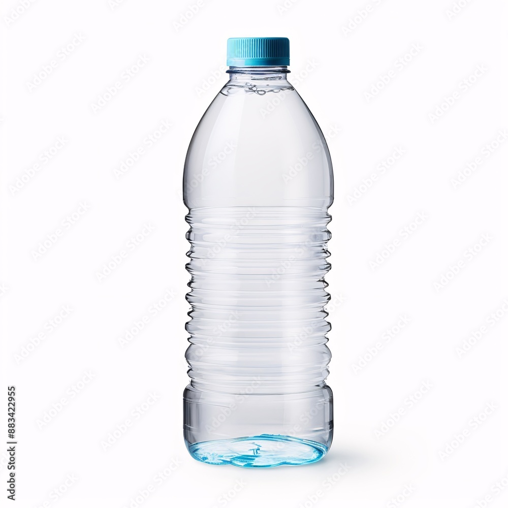 Fototapeta premium Water plastic bottle isolated on white background with clipping path 