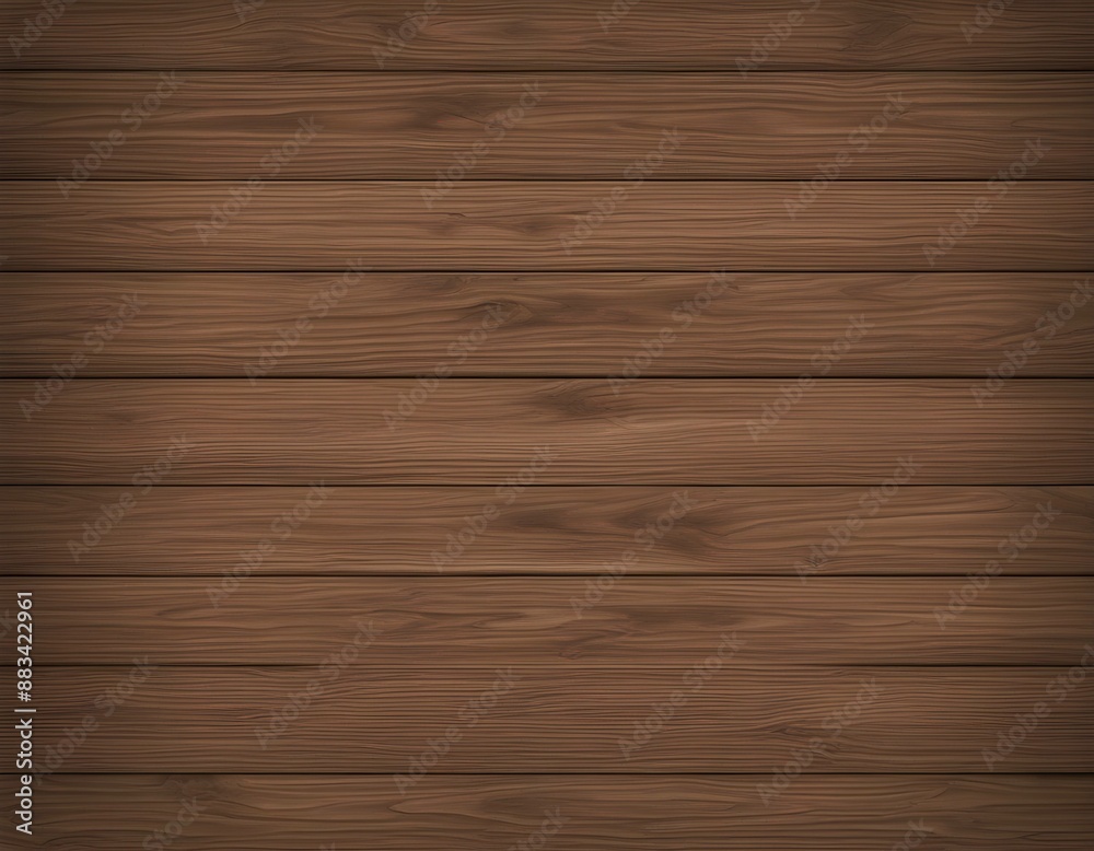 Fototapeta premium Vintage brown wood background texture with knots and holes. Abstract old wood wall. Brown wooden dark horizontal boards with design space