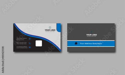 Sleek and Modern Business Card Design – Professional and Customizable Template for Corporate Branding, Entrepreneurs, and Creative Professionals.