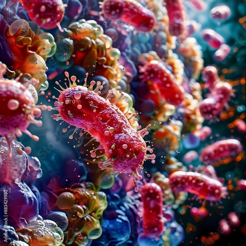 Artistic Bacterial Culture Display
