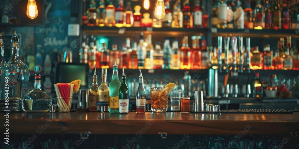 Bottles on Bar Bottles on Bar