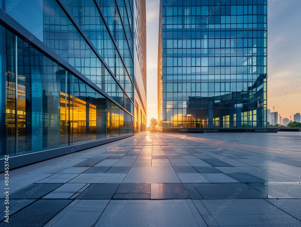 Fototapeta premium modern office building