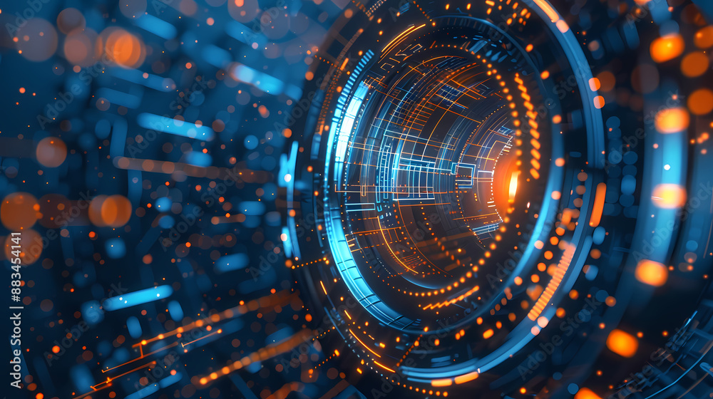 Abstract futuristic digital background Abstract futuristic digital background