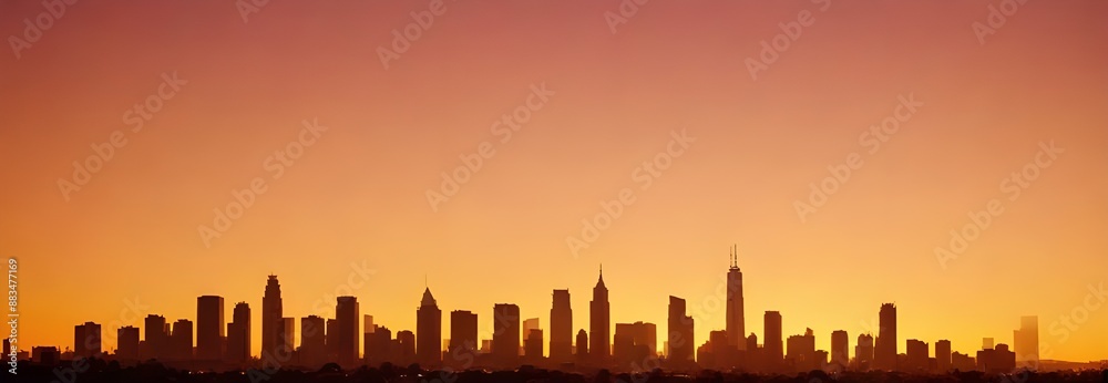 Skyline. Pink, yellow and orange, template empty space. Color gradient rough abstract background shine bright light and glow template empty space , grainy noise Skyline. Pink, yellow and orange, template empty space. Color gradient rough abstract background shine bright light and glow template empty space , grainy noise