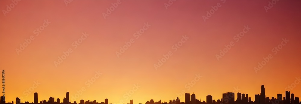 Skyline. Pink, yellow and orange, template empty space. Color gradient rough abstract background shine bright light and glow template empty space , grainy noise Skyline. Pink, yellow and orange, template empty space. Color gradient rough abstract background shine bright light and glow template empty space , grainy noise