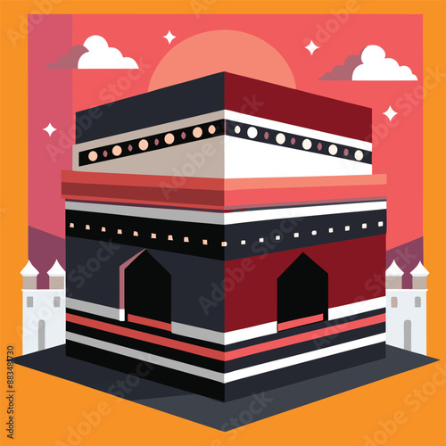 beautiful masque vector art  illustration 