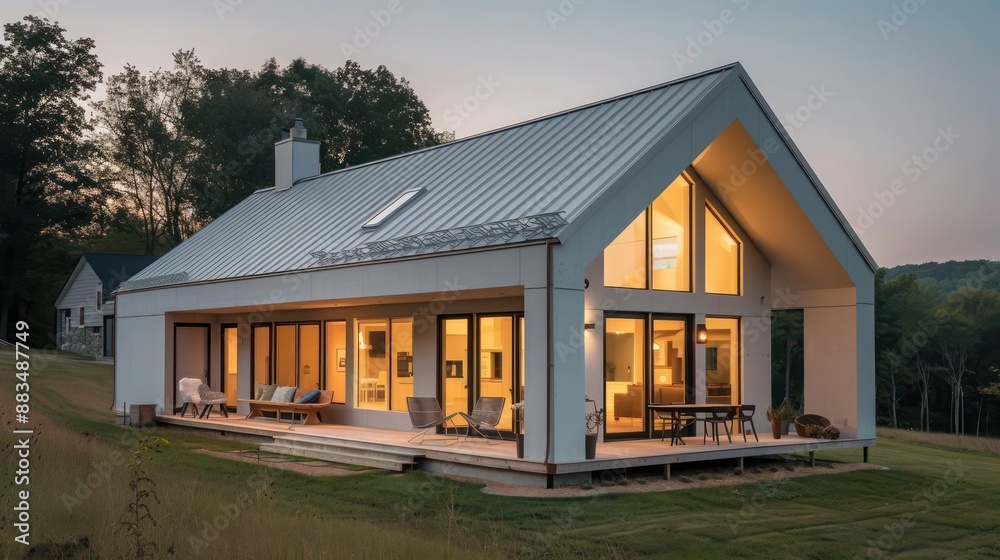 modern suburban farmhouse with a minimalist design, featuring clean lines, neutral colors, and a focus on sustainability modern suburban farmhouse with a minimalist design, featuring clean lines, neutral colors, and a focus on sustainability