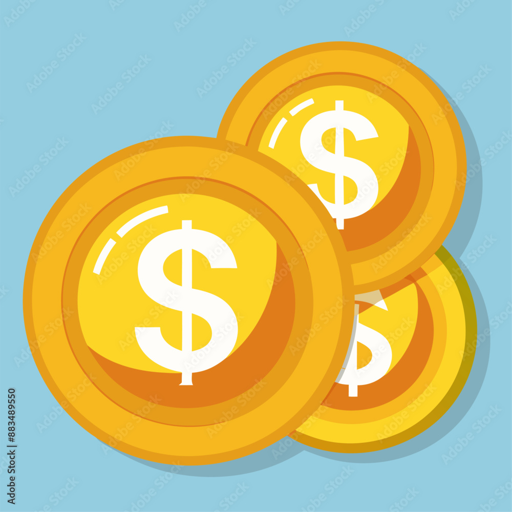 Art & Illustration dollar coins cents Art & Illustration dollar coins cents