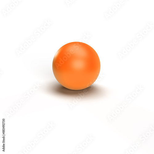 ball on white with shadow