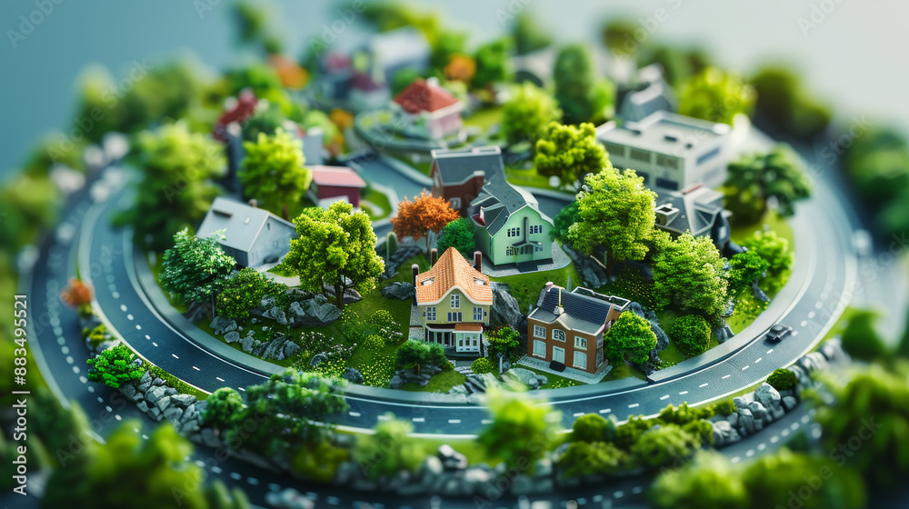 Mini City Park: The scene features a vibrant mini city park, meticulously detailed with lush greenery, winding pathways, and charming park amenities.
Mini City Park: The scene features a vibrant mini city park, meticulously detailed with lush greenery, winding pathways, and charming park amenities.