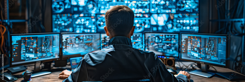A Security Engineer's Vigil: Monitoring Screens In A Late Night Operation A Security Engineer's Vigil: Monitoring Screens In A Late Night Operation