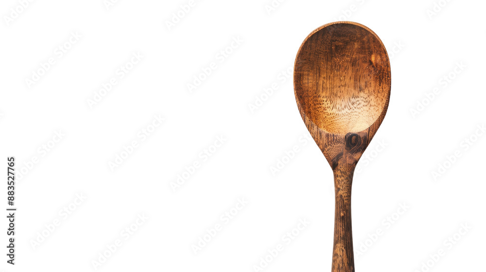 Wooden spoon on a transparent background Wooden spoon on a transparent background