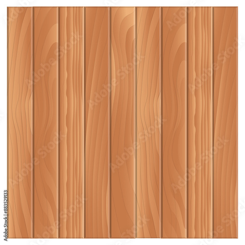 Fototapeta Naklejka Na Ścianę i Meble -  Set of Realistic Wooden Texture Background isolated on white. 3D Illustration