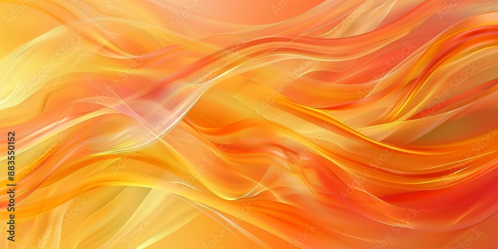 Abstract flowing orange and yellow gradient. Concept of vibrant background, flowing colors, abstract art, digital wave pattern. Copy space Abstract flowing orange and yellow gradient. Concept of vibrant background, flowing colors, abstract art, digital wave pattern. Copy space