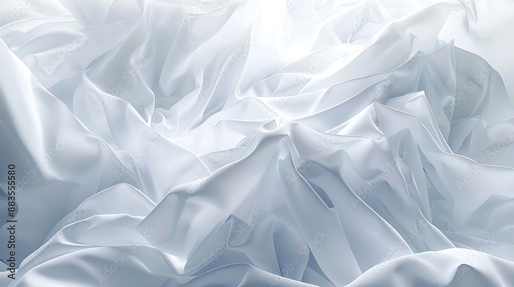 Ethereal Swirls: Graceful White Hues Over a Radiant Background Ethereal Swirls: Graceful White Hues Over a Radiant Background