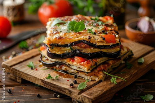 grilled meat with vegetables