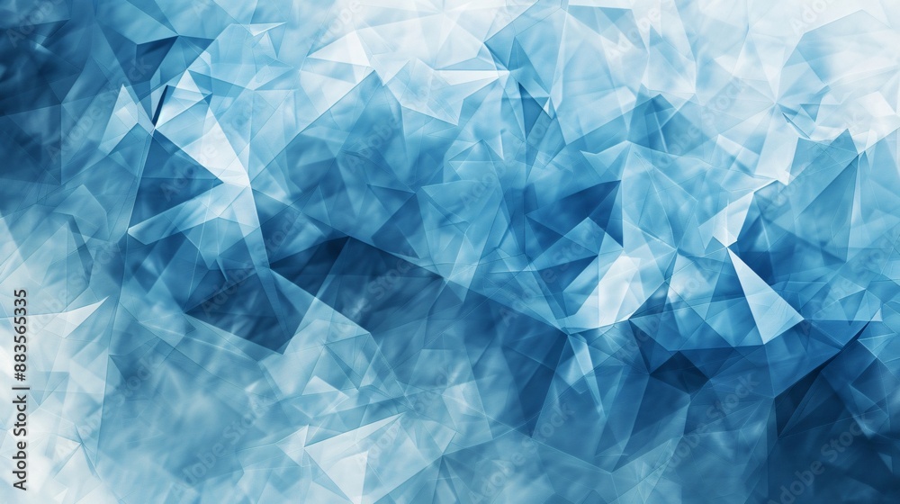 Abstract background for design with blue white glass elements Abstract background for design with blue white glass elements
