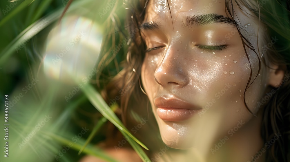 Beautiful woman with perfect fresh clean skin. Beautiful woman with perfect fresh clean skin.