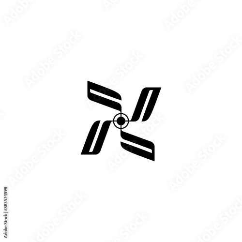 graphic circle logo, wheel logo, concept logo design