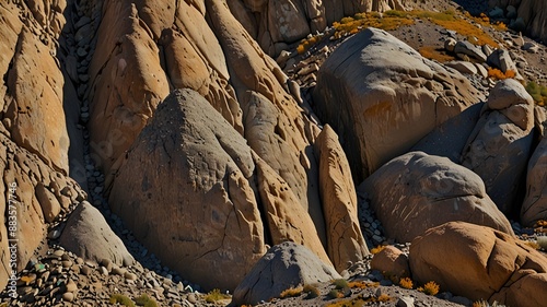 Discuss the types of rocks commonly found in dome mountains.
 photo