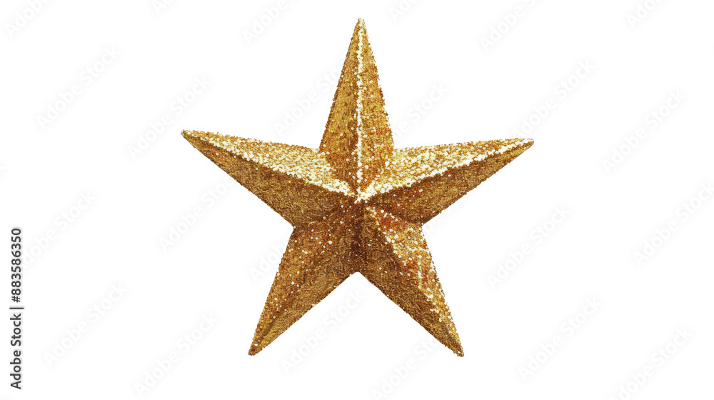 Flying sparkling stars on a transparent background Flying sparkling stars on a transparent background