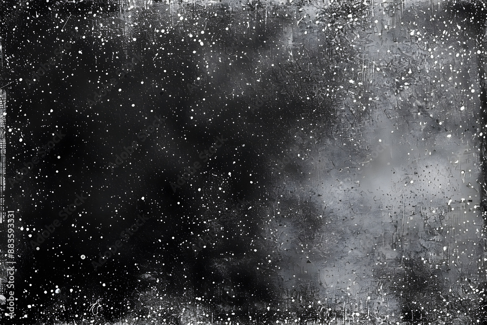 Obraz premium seamless coarse gritty film grain texture photo overlay vintage grayscale speckled noise grit and grunge background abstract fine splattered spray paint particles or tv static pattern