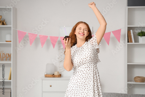 Beautiful young happy woman...