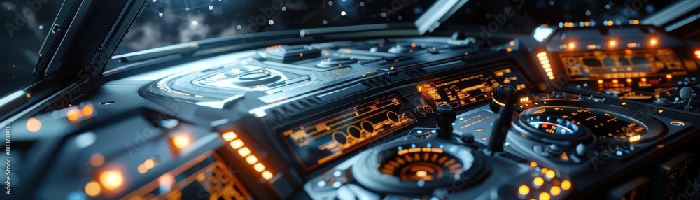 Fototapeta premium Close-up shot of a sleek