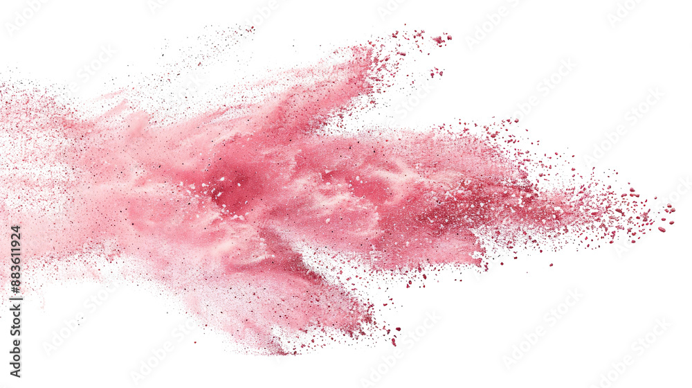 Flying sand on a transparent background Flying sand on a transparent background