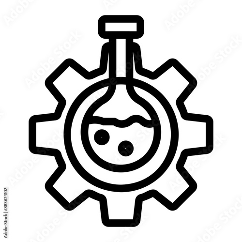 petrochemical Line Icon