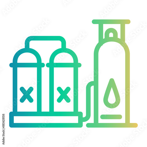 oilfield Line Gradient Icon