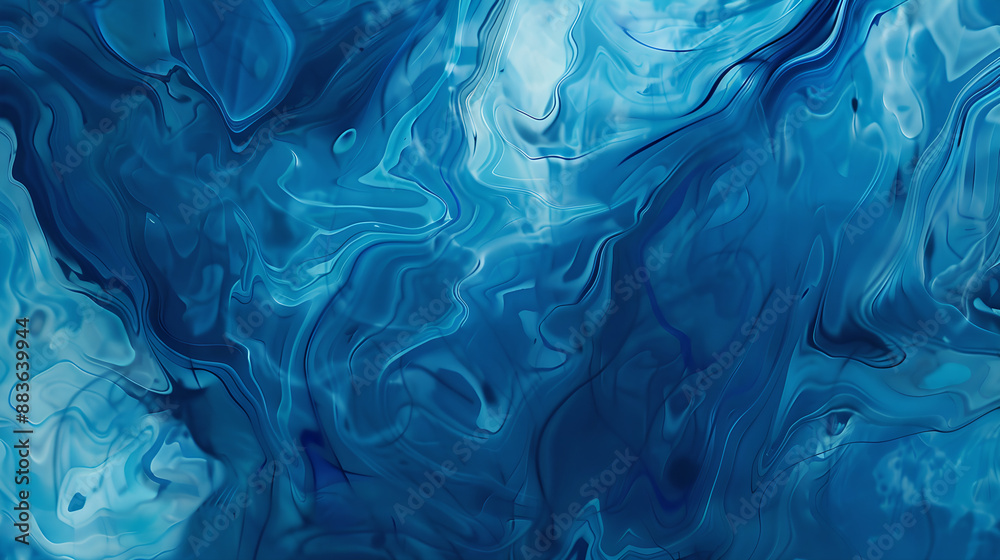 Abstract Blue Marble Fluid Art Background Texture Abstract Blue Marble Fluid Art Background Texture
