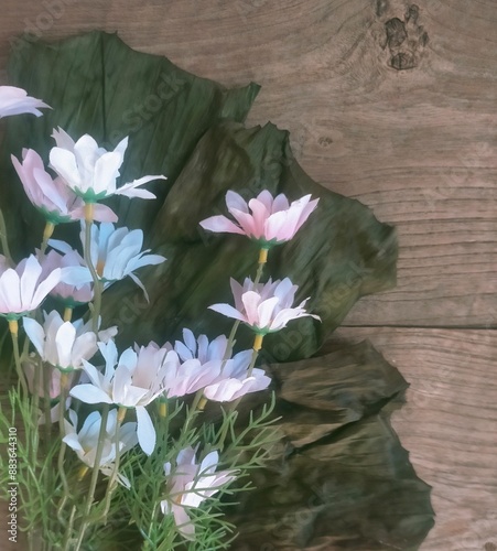 Bouquet of flower with blank space 