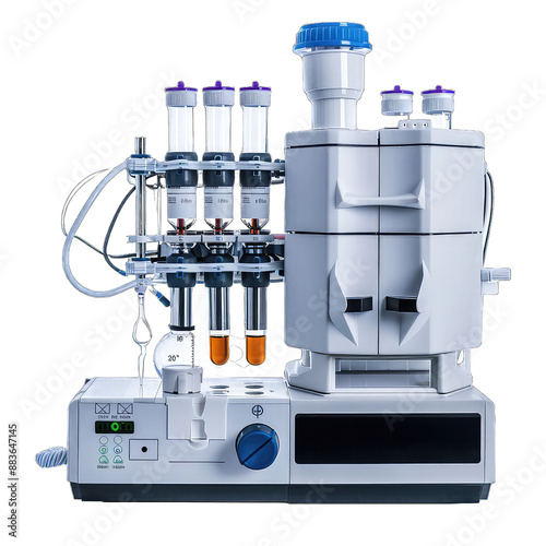 HPLC system science photo isolated white Premium PNG Images with Transparency