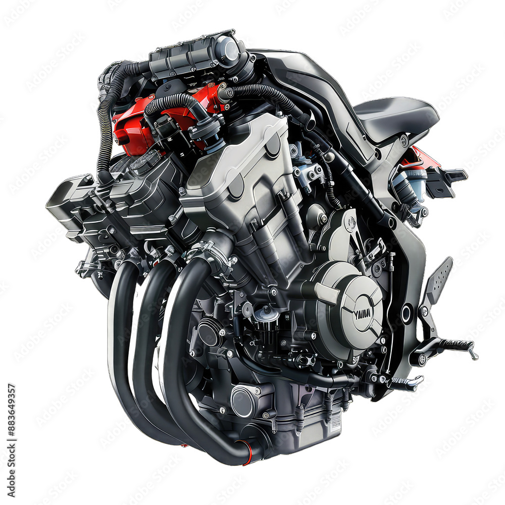 Fototapeta premium YZF-R Yamaha Engine photo Clean and Crisp PNG Photo Bundle
