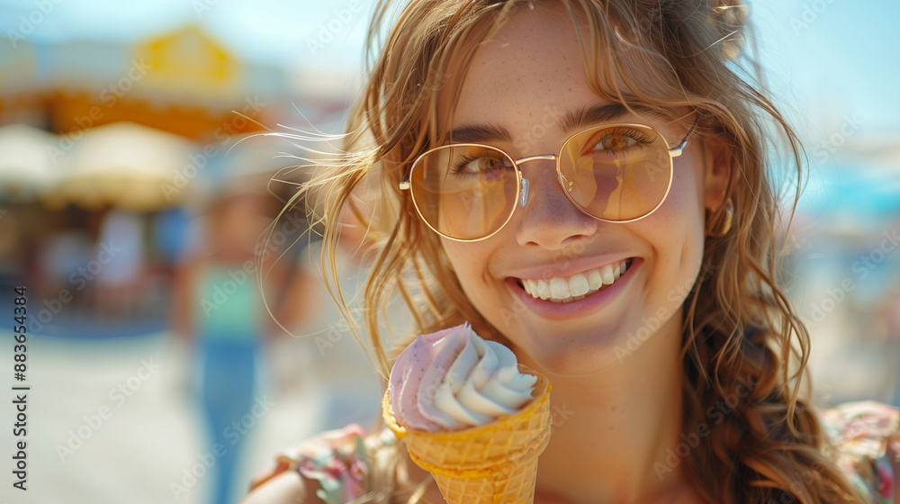 young woman girl travel tourist outdoor city happy vacation holiday street summer ice cream tourism traveler walking student . young woman girl travel tourist outdoor city happy vacation holiday street summer ice cream tourism traveler walking student .