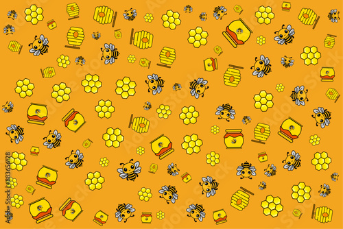 honey bee background