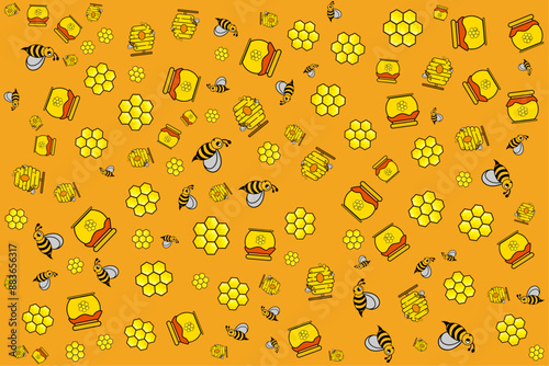 honey bee background