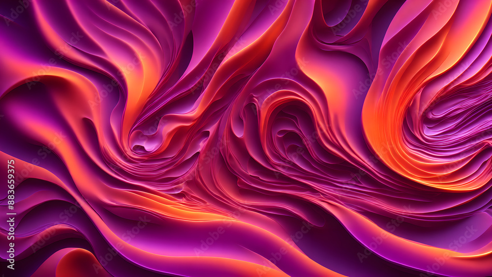 Fototapeta premium Sunset Swirl abstract background wallpaper