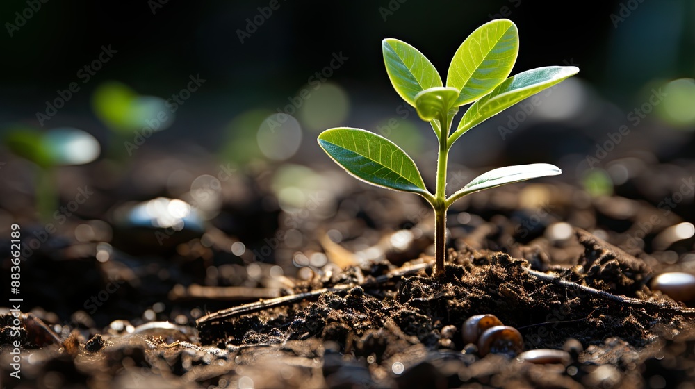 A seedling is growing on a coin lying on the ground --no people, text --chaos 10 --ar 16:9 --stylize 750 --v 5.2 Job ID: 1216c301-4488-404c-8359-5c4f063bab1e A seedling is growing on a coin lying on the ground --no people, text --chaos 10 --ar 16:9 --stylize 750 --v 5.2 Job ID: 1216c301-4488-404c-8359-5c4f063bab1e